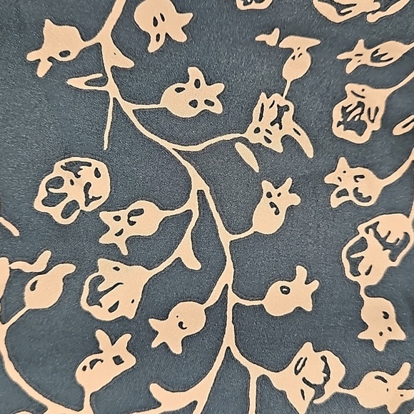 💕NATALIE MARTIN💕 Ashley Asymmetrical Midi Dress ~ Teal Pomegranite Print Small - Picture 7 of 13